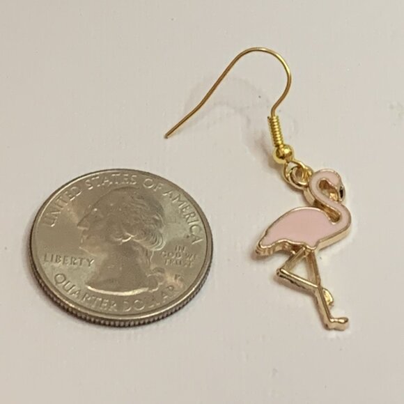 Flamingo Earring, Flamingo Jewelry, Florida Earrings, Gift Idea, Silly Animal - Picture 5 of 8
